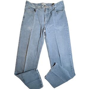 Ruff Hewn Pants‎ Mens 38x34 Blue Jeans Medium Stone Wash 100% Cotton Straight